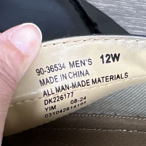 Dockers Black Penny Loafer Shoes Mens 12W Slip On Office Business Dress Preppy - Picture 9 of 10